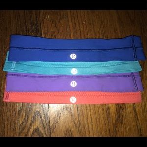 (NOT FOR SALE) Lulu lemon head bands (pack of 4)
